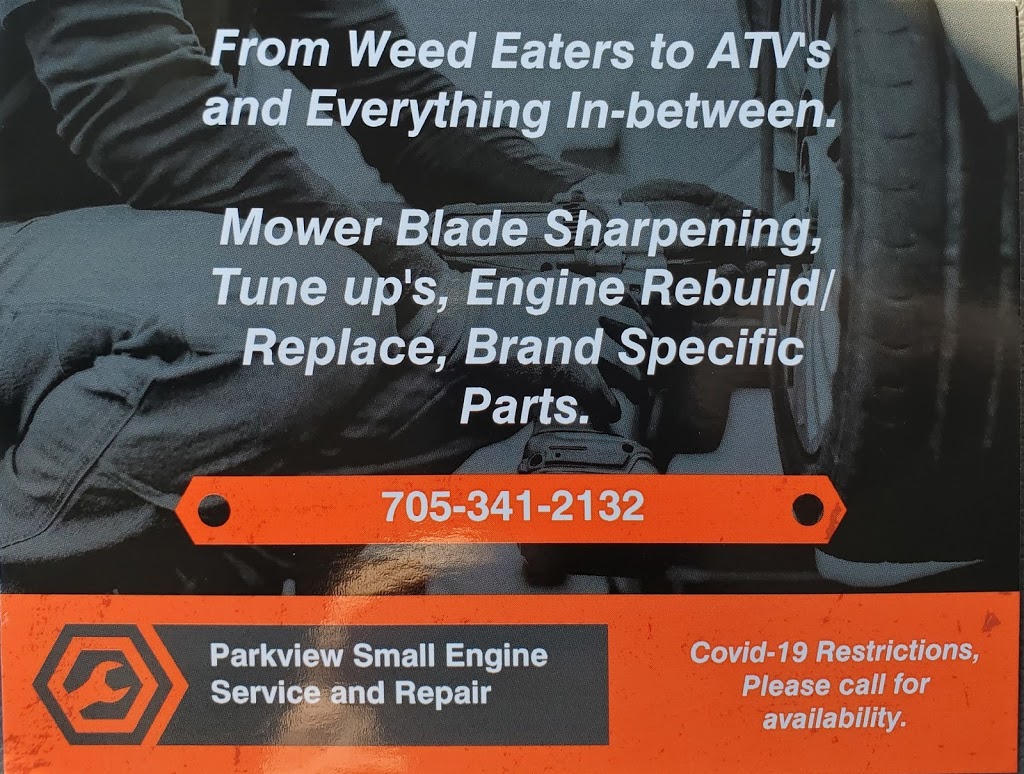 Parkview Small Engine Service and Repair | 7 Parkview Ct, Omemee, ON K0L 2W0, Canada | Phone: (705) 341-2132