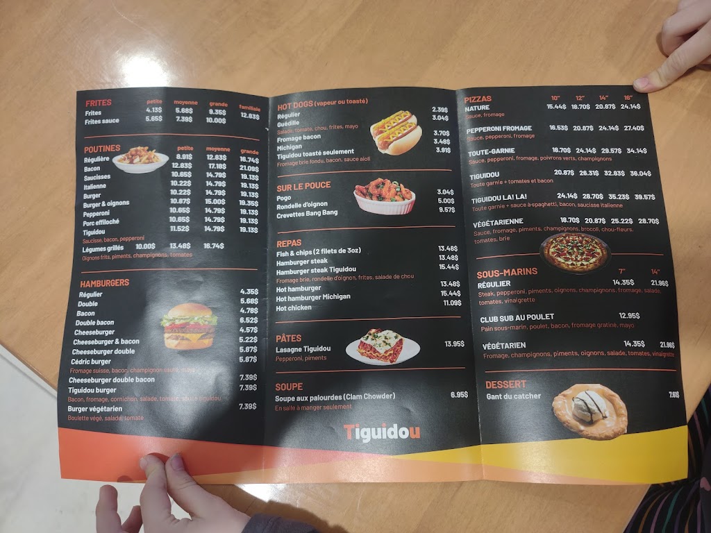 Cantine Tiguidou | 1600 Rue du S, Cowansville, QC J2K 2Y8, Canada | Phone: (450) 266-3456