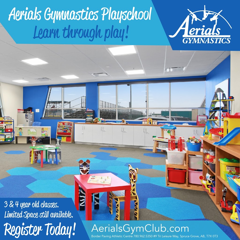 Aerials Gymnastics Club | 9 Tri Leisure Way, Spruce Grove, AB T7X 0T3, Canada | Phone: (780) 962-5350