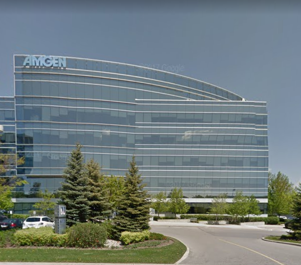Amgen Canada Inc. | 6775 Financial Dr #100, Mississauga, ON L5N 0A4, Canada | Phone: (905) 285-3000