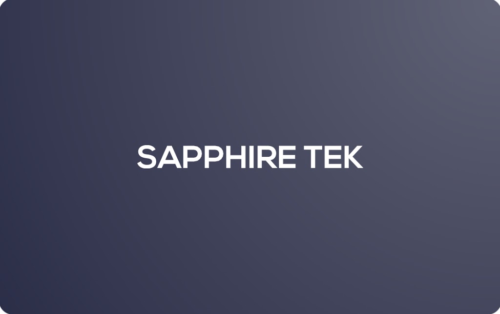 Sapphire Tek | 33 Wooliston Crescent, Brampton, ON L6Y 4J5, Canada | Phone: (647) 990-1369