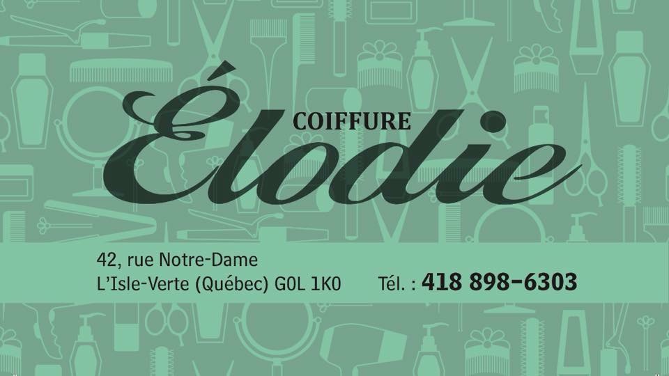Coiffure Élodie | 42 Rue Notre Dame, LIsle-Verte, QC G0L 1K0, Canada | Phone: (418) 898-6303