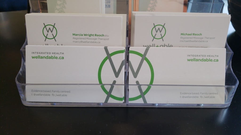 Well+Able Integrated Health LTD | 5085 48 Ave #202, Delta, BC V4K 1W1, Canada | Phone: (778) 630-8930