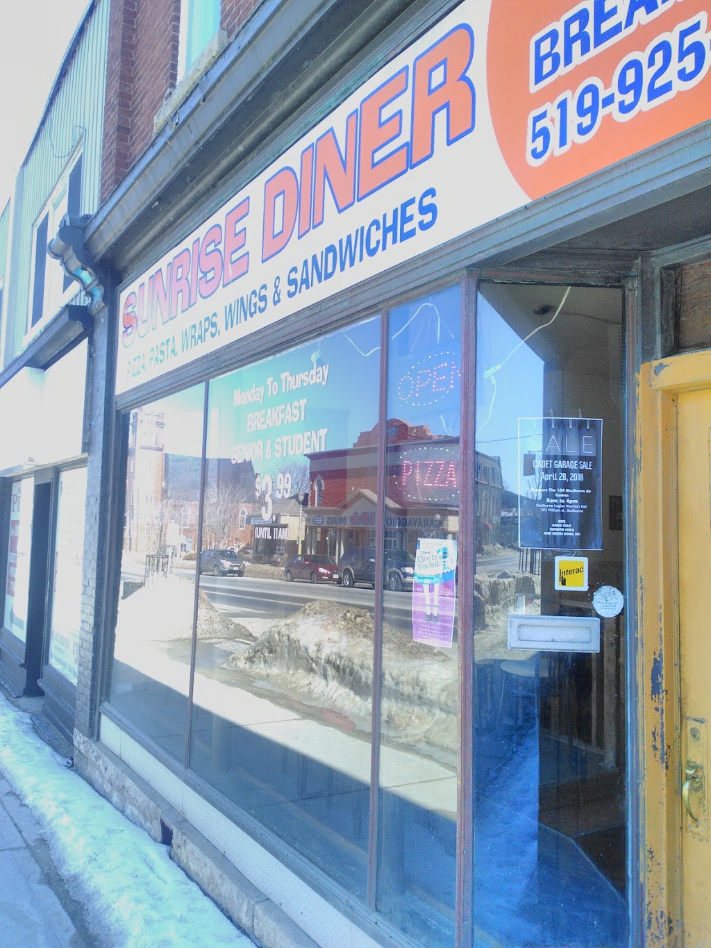 Sunrise Diner | 131 Main St E, Hornings Mills, ON L0N 1J0, Canada | Phone: (519) 925-5757