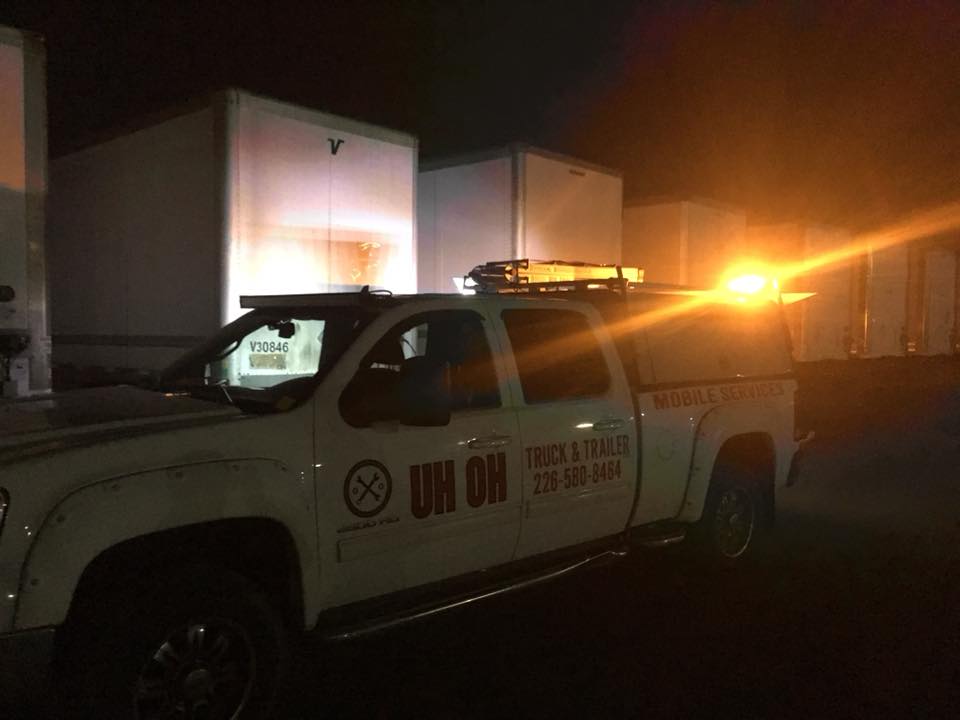 Uh Oh Truck And Trailer Ltd | 105 Enterprise Dr S, London, ON N6N 1B9, Canada | Phone: (226) 580-8464
