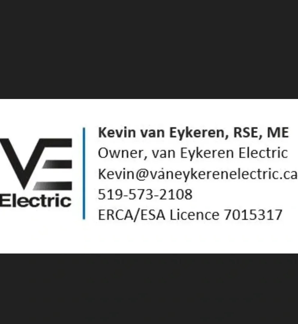 VE Electric Limited | 191 Royal Oak Rd, Cambridge, ON N3E 0A5, Canada | Phone: (519) 573-2108
