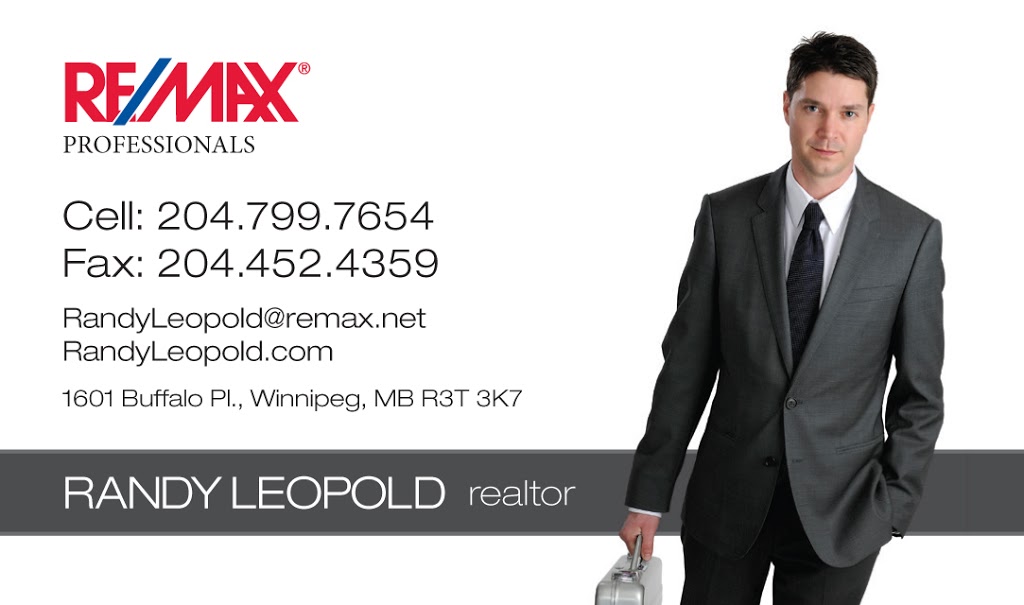 RE/MAX professionals: Randy Leopold | 1601 Buffalo Pl, Winnipeg, MB R3T 3K7, Canada | Phone: (204) 799-7654