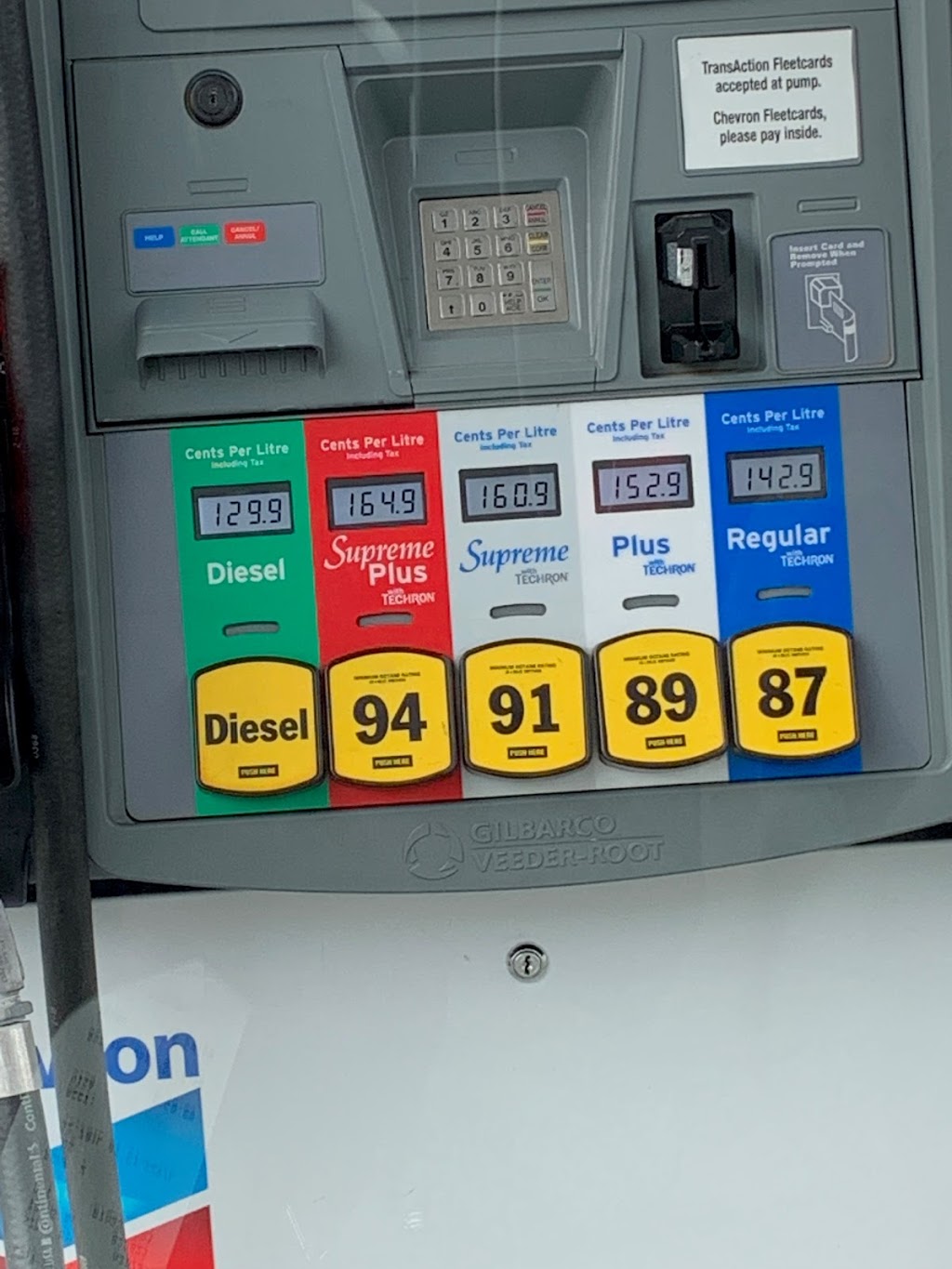 Chevron | 196 SE Marine Dr, Vancouver, BC V5X 2S3, Canada | Phone: (604) 321-4147