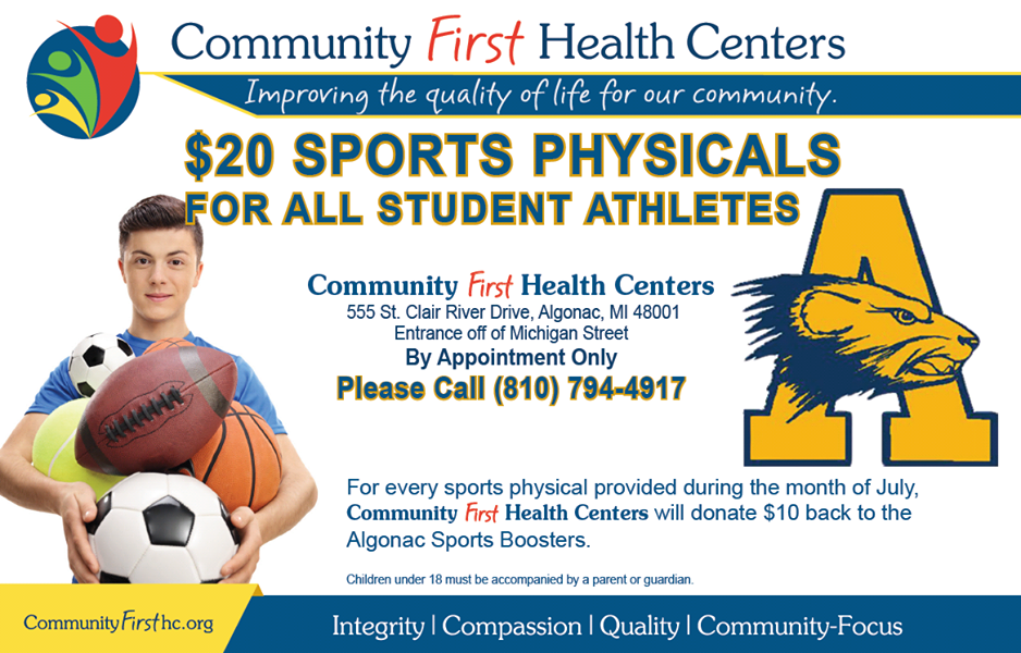 Community First Health Centers | 555 St Clair River Dr, Algonac, MI 48001, USA | Phone: (810) 794-4917