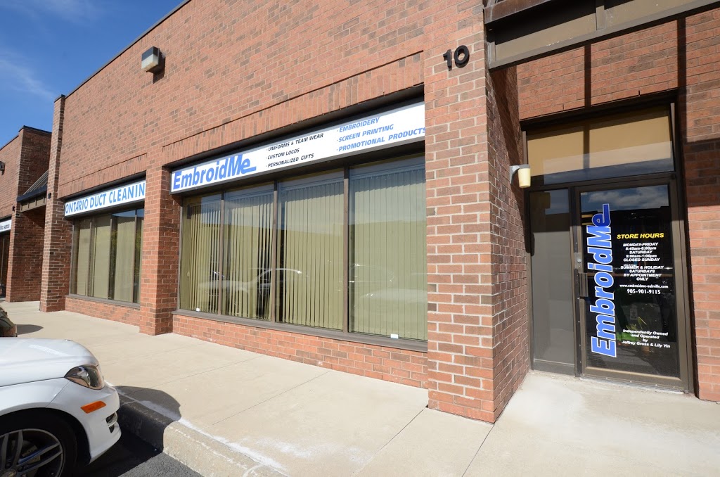 EmbroidMe Oakville | 2333 Wyecroft Rd, Oakville, ON L6L 6L4, Canada | Phone: (905) 901-9115