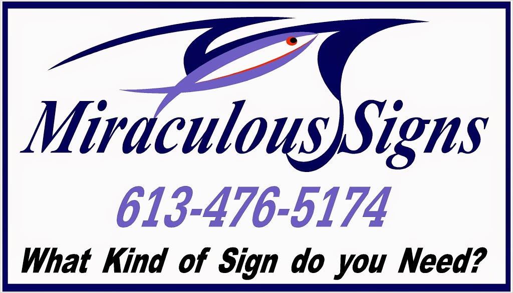 Miraculous Signs | 190 Scotts Mill Rd, Milford, ON K0K 2P0, Canada | Phone: (613) 476-5174