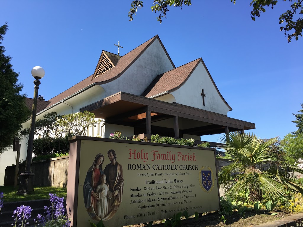 Holy Family Parish | 4851 Beatrice St, Vancouver, BC V5N 4J5, Canada | Phone: (604) 875-8414