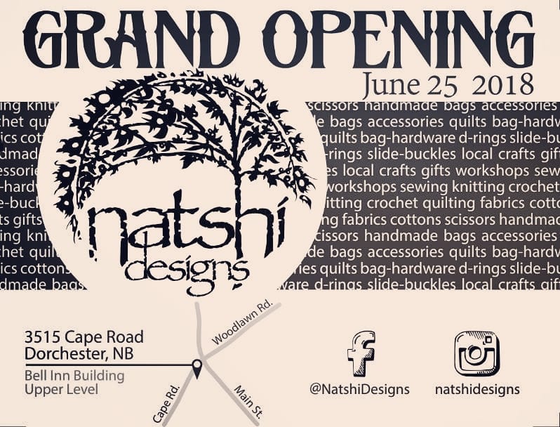 Natshi Designs | 3515 Cape Rd, Dorchester, NB E4K 2X2, Canada | Phone: (506) 886-1122