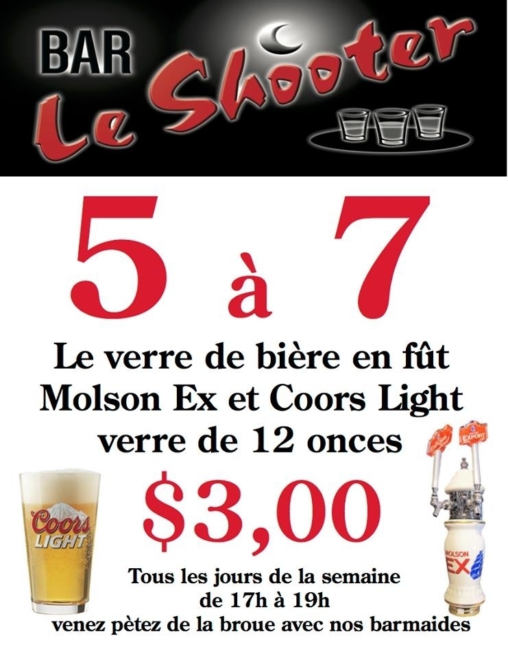 Bar Le Shooter | 8 Rue St François Xavier, Sainte-Anne-du-Lac, QC J0W 1V0, Canada | Phone: (819) 586-2216