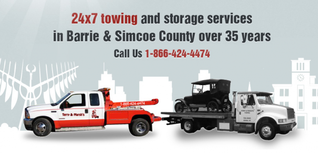 Terry & Marshs 24 Hour Towing | 422 Tiffin St, Barrie, ON L4N 9W8, Canada | Phone: (705) 728-2682