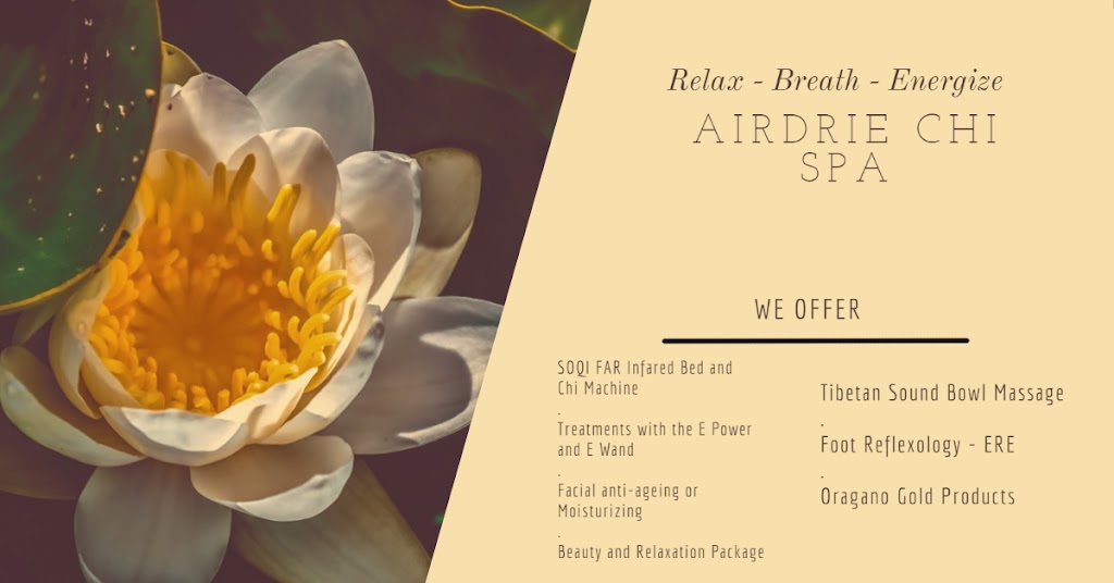 Airdrie Chi Spa | 3 Canoe Close SW, Airdrie, AB T4B 2N3, Canada | Phone: (403) 401-3032