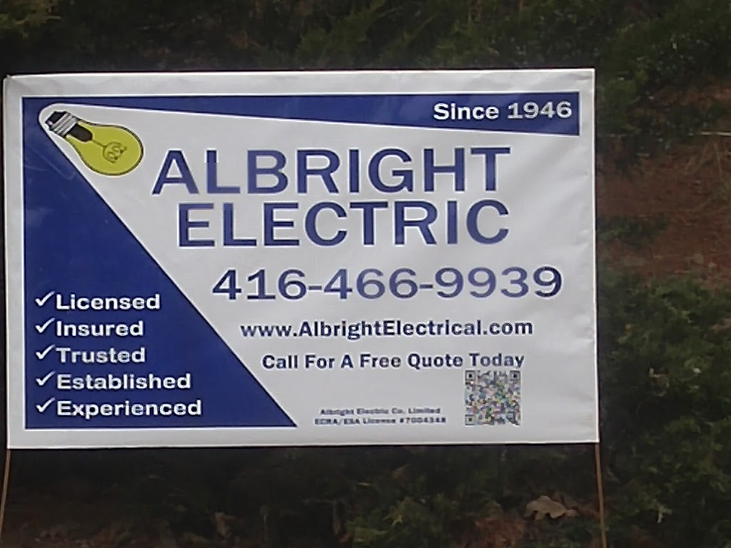 Albright Electric Co. Ltd. | 1100 Journeys End Trail, Gooderham, ON K0M 1R0, Canada | Phone: (866) 544-8889