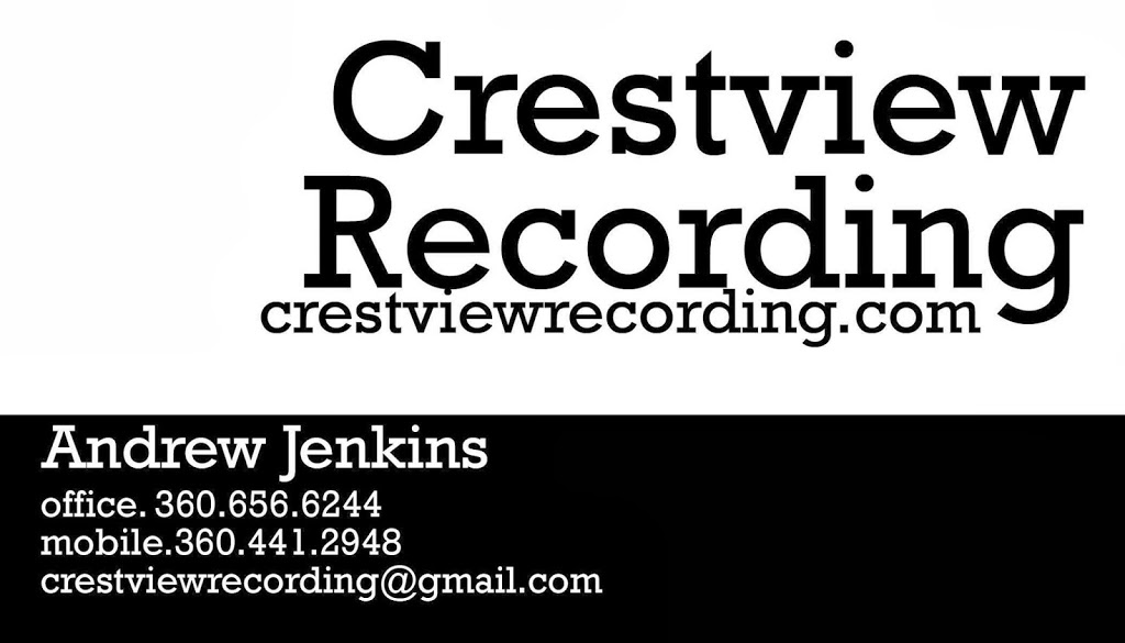 Crestview Recording | 1462 Crestview Rd, Ferndale, WA 98248, USA | Phone: (360) 441-2948