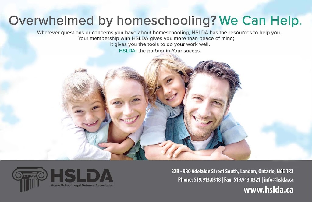 Home School Legal Defence Association | Unit 25 Upper, 980 Adelaide St S, London, ON N6E 1R3, Canada | Phone: (519) 913-0318