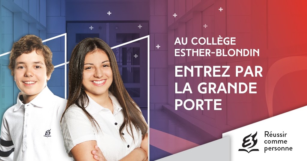 Collège Esther-Blondin | 101 Rue Sainte Anne, Saint-Jacques, QC J0K 2R0, Canada | Phone: (450) 839-3672