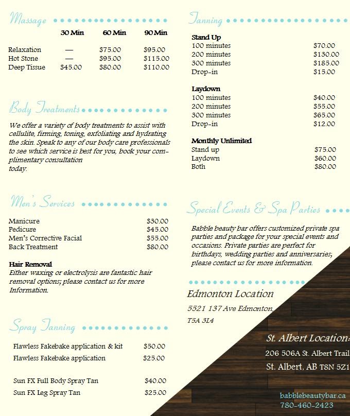 Babble Beauty Bar | 506a St Albert Trail, St. Albert, AB T8N 5Z1, Canada | Phone: (780) 460-2423