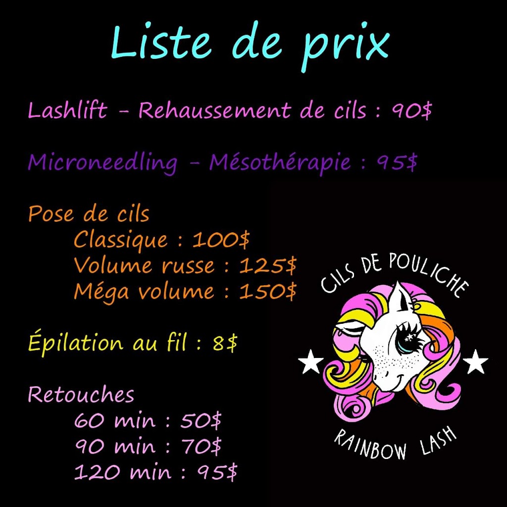 Cils de pouliche Lavaltrie | 110 Rue Émile, Lavaltrie, QC J5T 1B6, Canada | Phone: (514) 688-4426