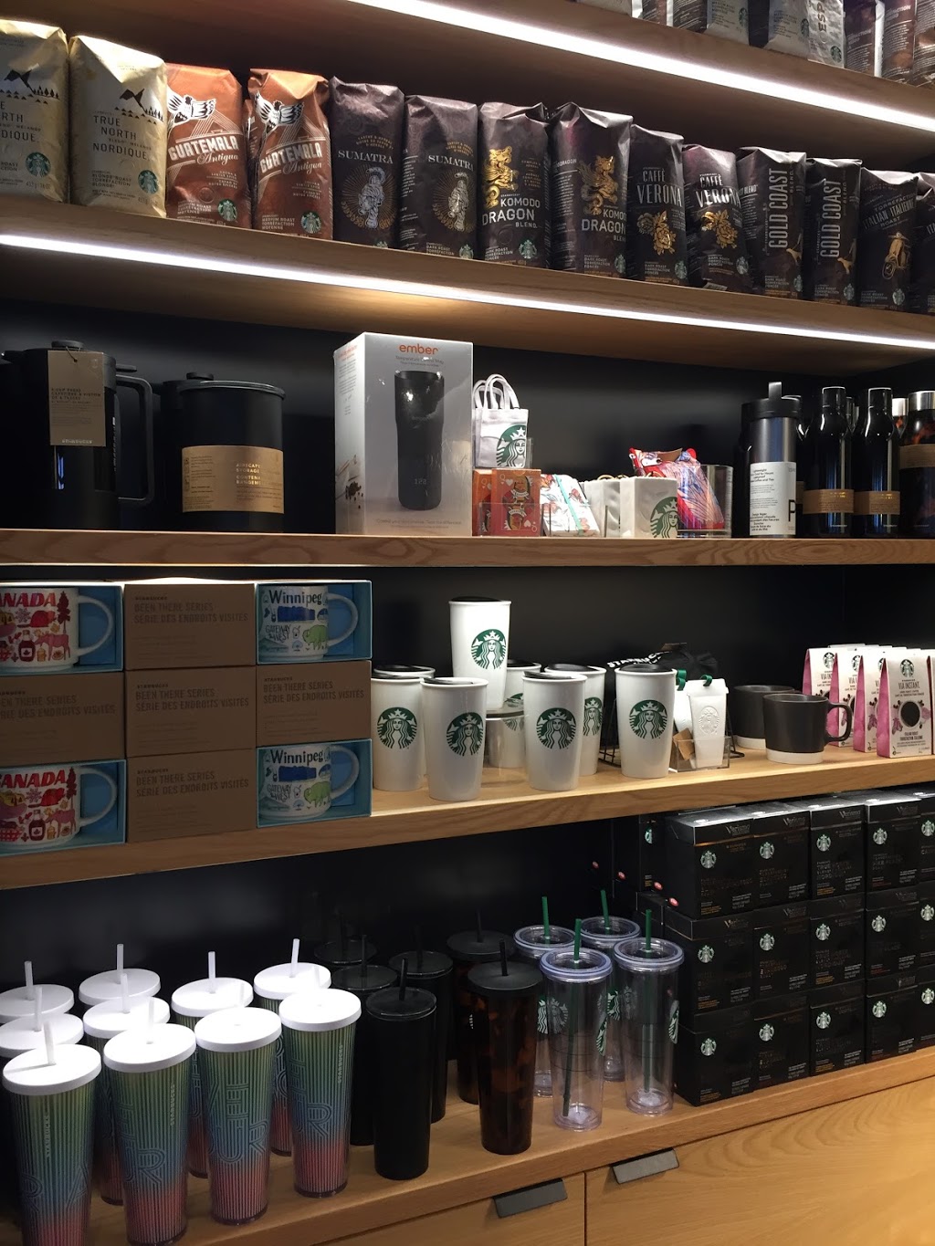 Starbucks | 1510 Plessis Rd #101, Winnipeg, MB R2C 5R5, Canada | Phone: (204) 899-5472