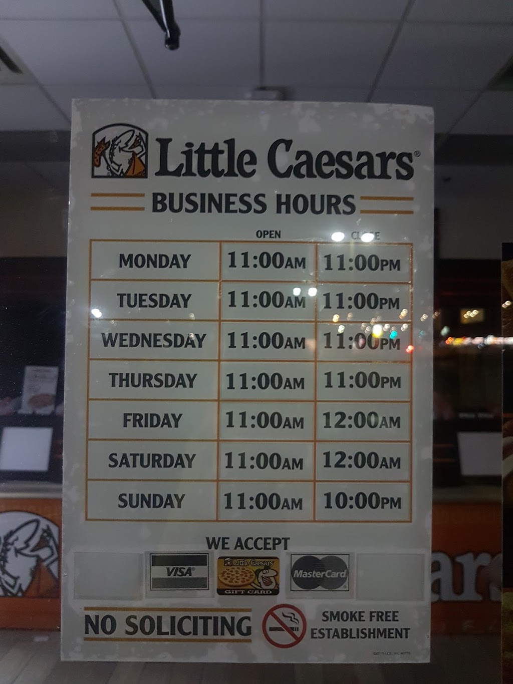 Little Caesars Pizza | 6161 Thorold Stone Rd, Niagara Falls, ON L2J 1A4, Canada | Phone: (905) 353-1666