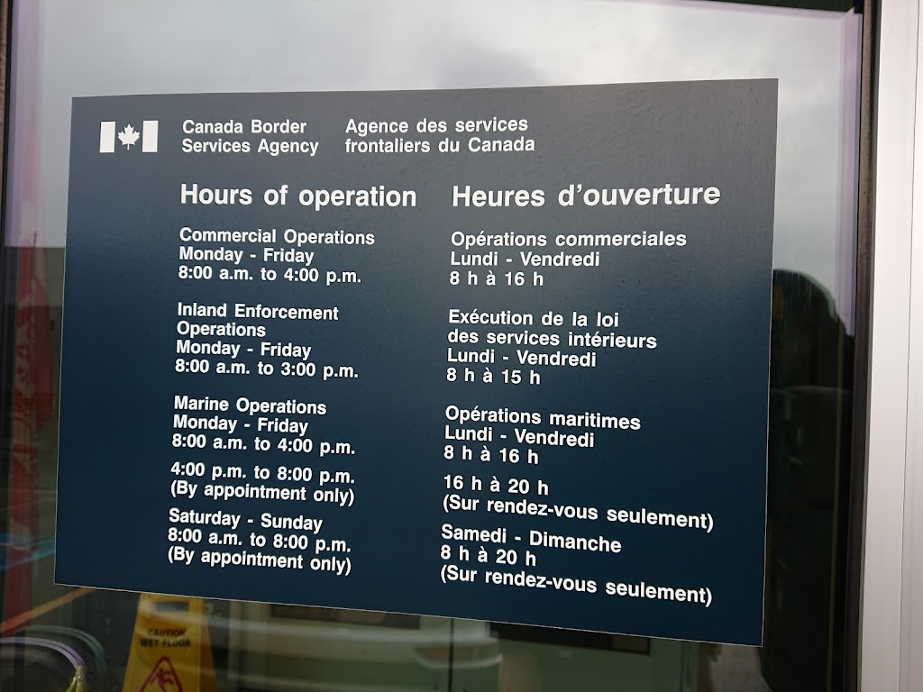 Canada Border Services Agency | 263 Susie Lake Crescent, Halifax, NS B3S 1C1, Canada | Phone: (902) 426-2072