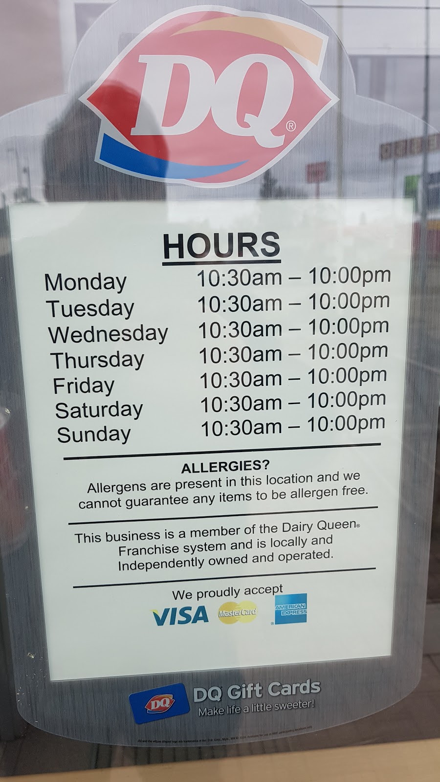 Dairy Queen | 40 Superior St, Devon, AB T9G 1Z1, Canada | Phone: (780) 987-4462