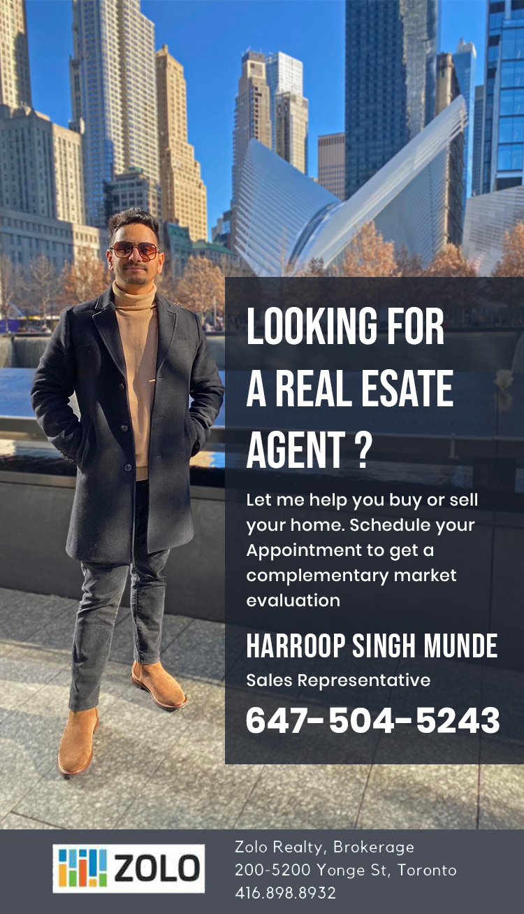 Realtor Harroop Singh Munde | 106 Silverstone Dr, Etobicoke, ON M9V 3G7, Canada | Phone: (647) 504-5243