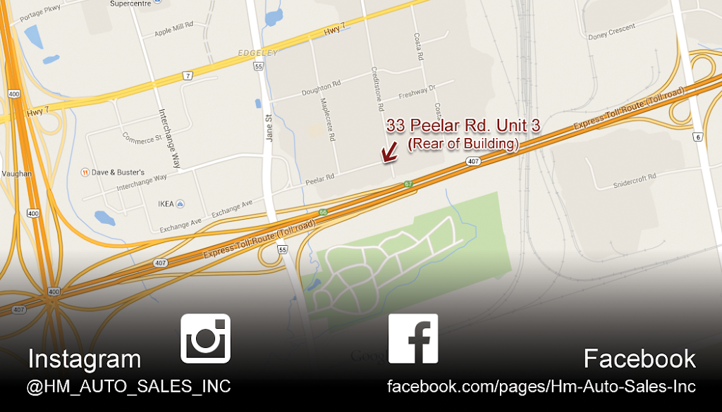 Hm Auto SalesInc | 33 Peelar Rd #1, Concord, ON L4K 1A3, Canada | Phone: (416) 890-0883