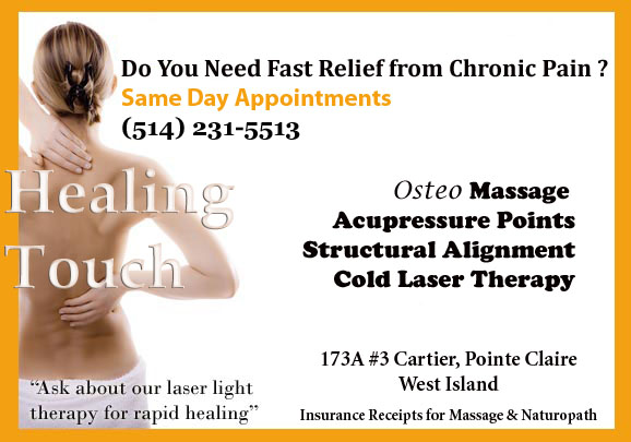 Integrated Healing Arts | 173a #3, Avenue Cartier, Pointe-Claire, QC H9S 4R9, Canada | Phone: (514) 231-5513