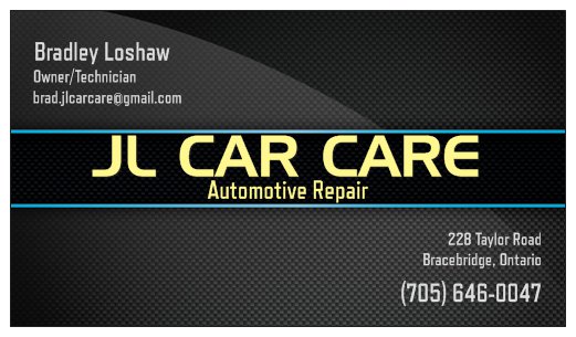 JL Car Care | 228 Taylor Rd, Bracebridge, ON P1L 1J9, Canada | Phone: (705) 646-0047