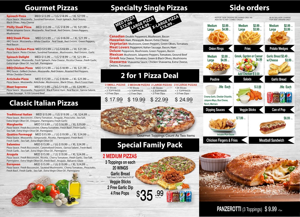 Firestone Pizza and Wings - Mountain | 536 Upper Wellington St, Hamilton, ON L9A 3P5, Canada | Phone: (905) 575-1818