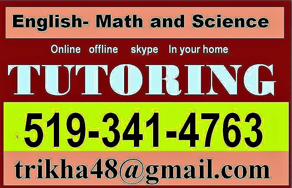 Guelph Math Tutoring | 20 Shackleton Dr Unit 8, Guelph, ON N1E 0C5, Canada | Phone: (519) 341-4763