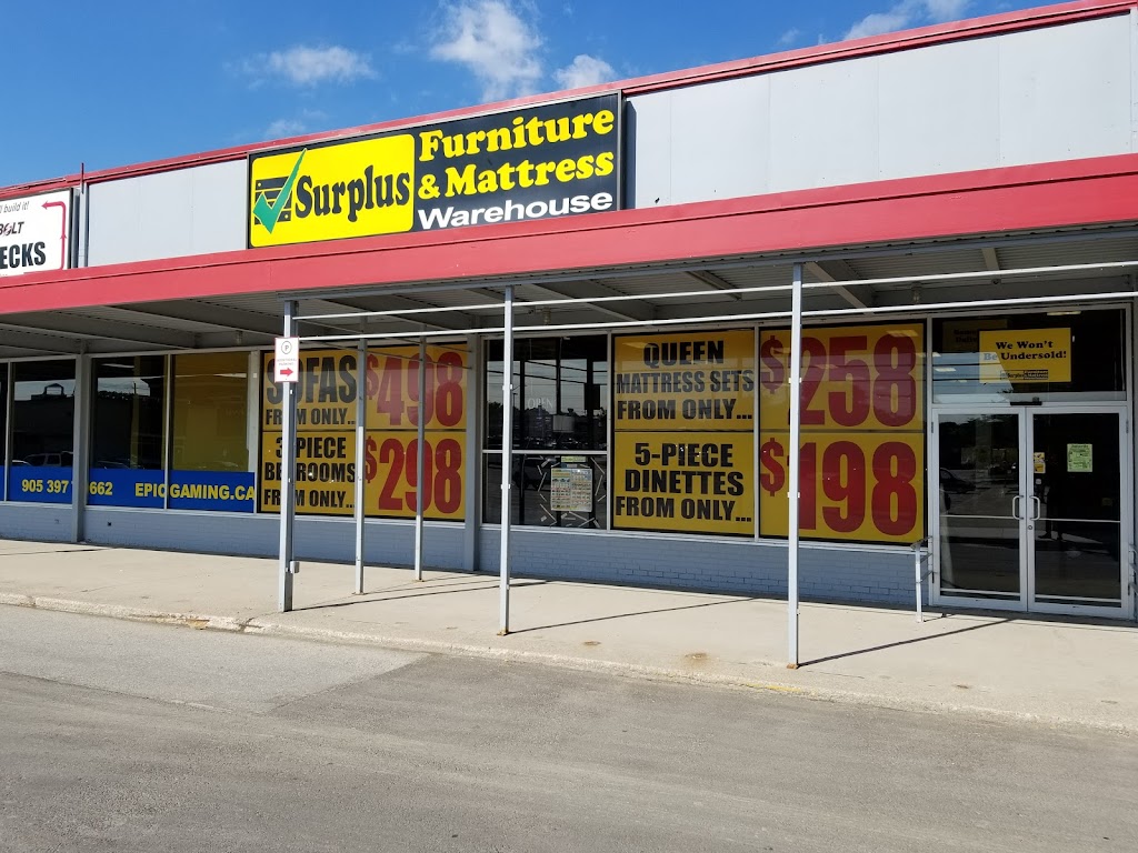 Surplus Furniture and Mattress Warehouse | 333 Ontario St, St. Catharines, ON L2R 5L3, Canada | Phone: (905) 688-3939