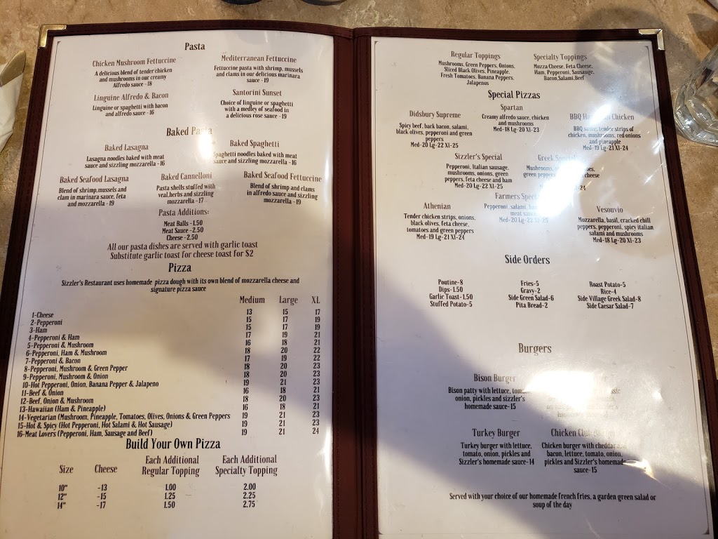 Sizzlers Family Restaurant | 1705 20 Ave Unit 2, Didsbury, AB T0M 0W0, Canada | Phone: (403) 335-3390