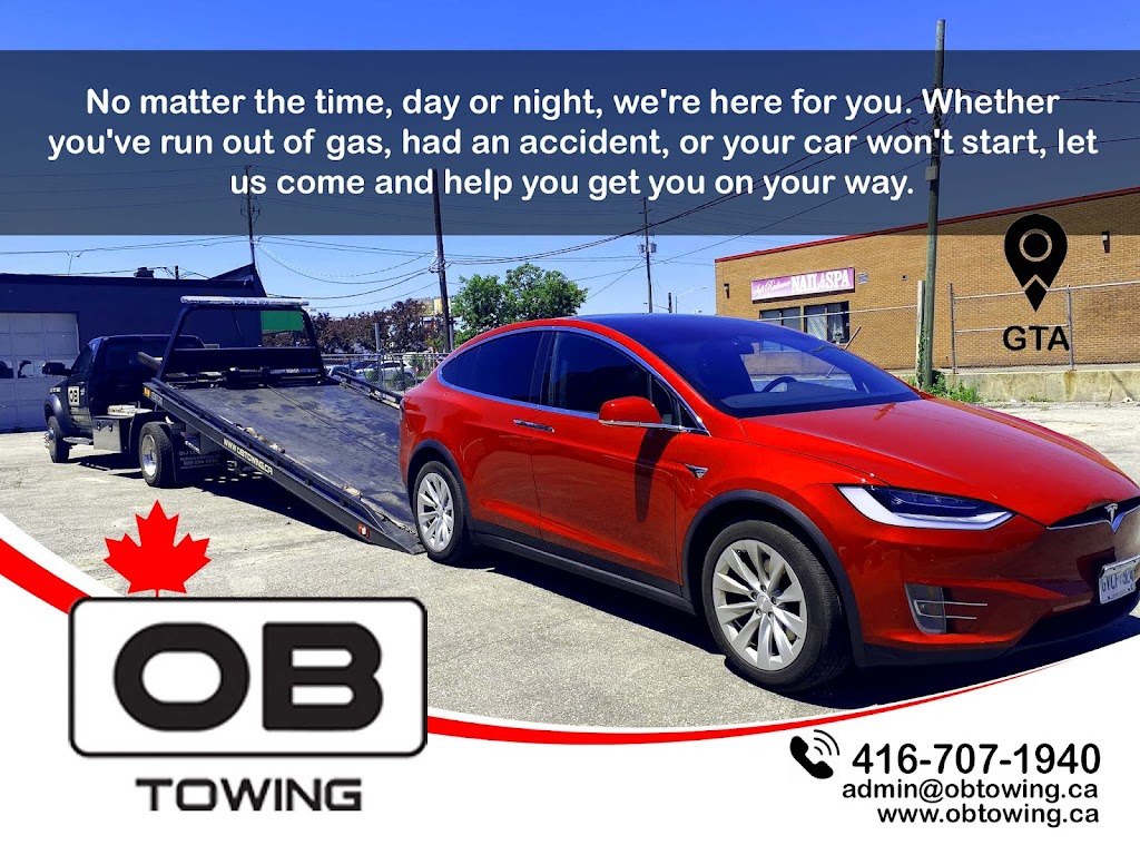 OB Towing Service - Tow Truck Richmond Hill | 11874 Woodbine Ave, Gormley, ON L0H 1G0, Canada | Phone: (647) 657-3501