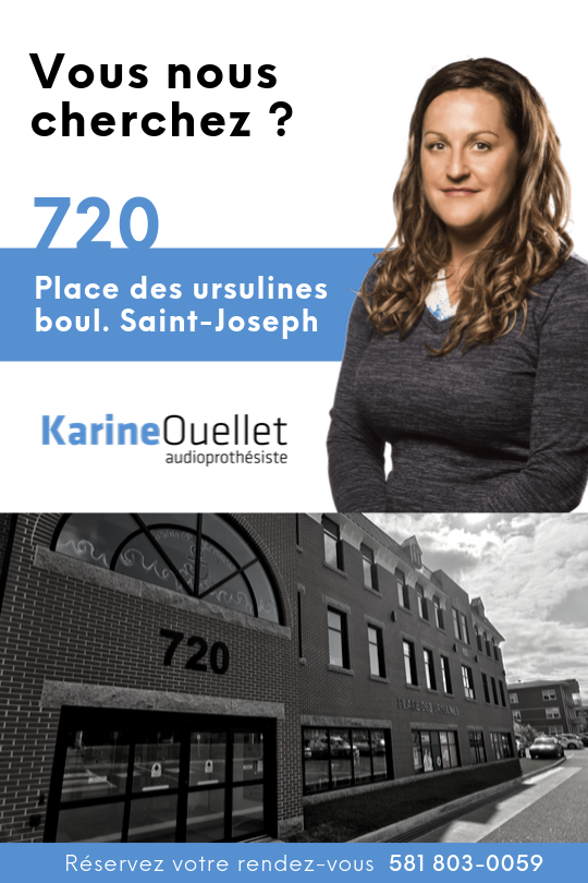Karine Ouellet, audioprothésiste | 720 Bd Saint-Joseph Étage 1, Roberval, QC G8H 2L2, Canada | Phone: (581) 803-0059
