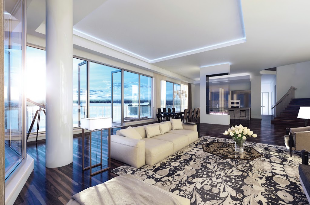Condos Aquablu - Bureau des ventes | 108 Chemin du Bord-de-lEau, Laval, QC H7X 1S8, Canada | Phone: (514) 654-2782