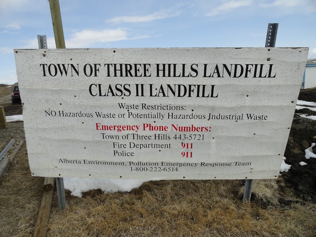 Three Hills Landfill | Three Hills, AB T0M 2A0, Canada | Phone: (403) 443-2590