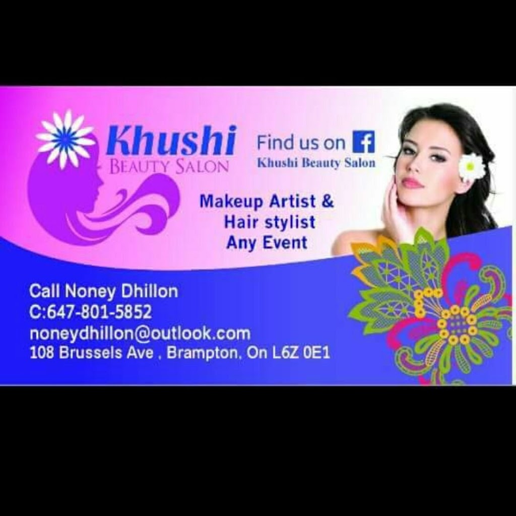 Khushi Beauty Salon | 108 Brussels Ave, Brampton, ON L6Z 0E1, Canada | Phone: (647) 801-5852