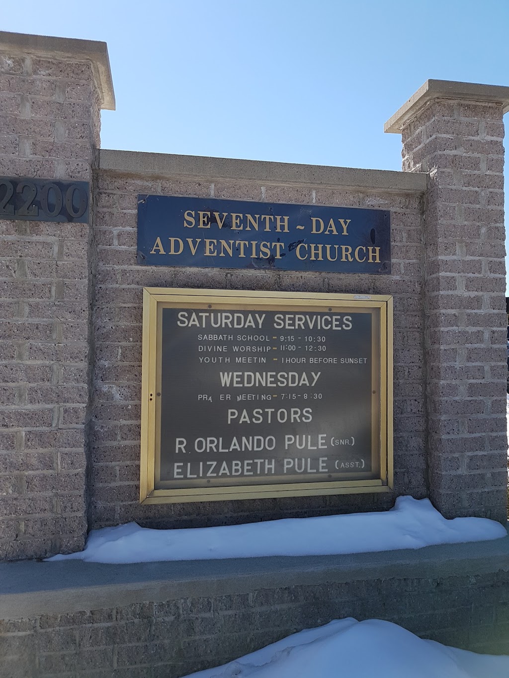 Ottawa Seventh-day Adventist Church | 2200 Benjamin Ave, Ottawa, ON K2A 1P5, Canada | Phone: (613) 728-3558