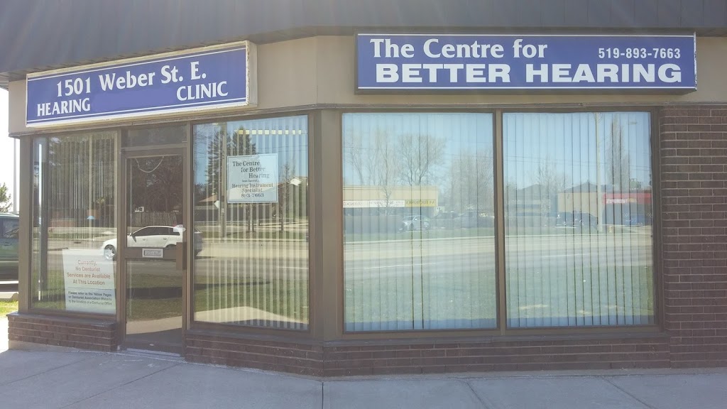 Centre for Better Hearing | 1501 Weber St E, Kitchener, ON N2A 1A5, Canada | Phone: (519) 893-7663