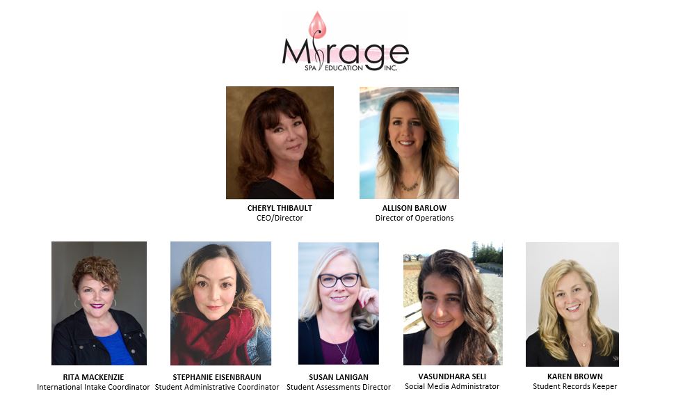 Mirage Spa Education Inc. | 3718 Arbutus Dr N, Cobble Hill, BC V0R 1L1, Canada | Phone: (855) 590-6150