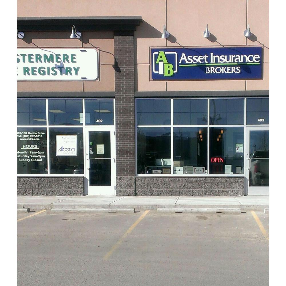 Asset Insurance Brokers | 100 Marina Dr #403, Chestermere, AB T1X 0A9, Canada | Phone: (403) 204-3003