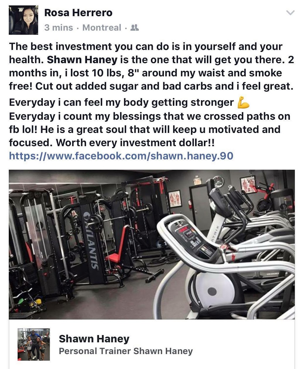 Shawn haney Personal Training | 40i St-Charles Beaconsfield plaza, Beaconsfield, QC H9W 5Z6, Canada | Phone: (514) 812-4752