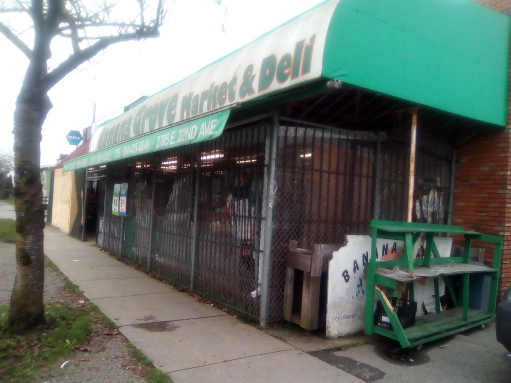 Banana Grove Market And Deli | 2705 E 22nd Ave, Vancouver, BC V5M 3G3, Canada | Phone: (604) 435-0646