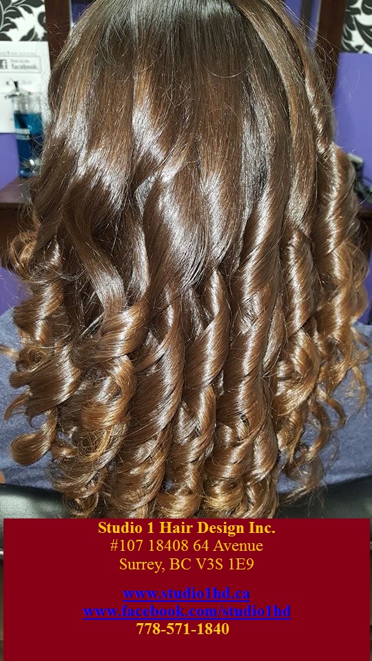 Studio 1 Hair Design Inc. | 107-18408 64 Ave, Surrey, BC V3S 1E9, Canada | Phone: (778) 571-1840